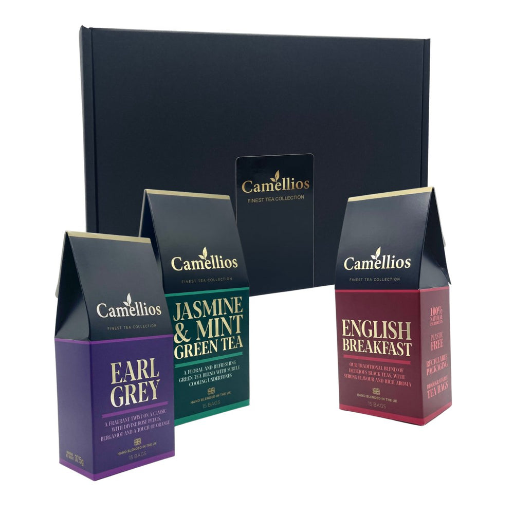 Tea Gift Box - 3 Classic Tea Blends - Camellios