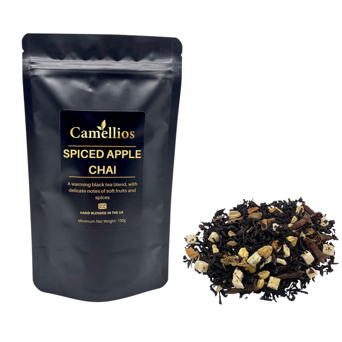 
                  
                    Spiced Apple Chai - Loose Leaf - Camellios
                  
                